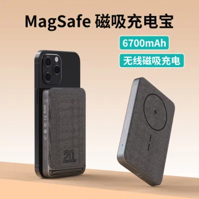 Carregador portátil Apple Magsafe 6700mAh bateria magnética compatível com iPhone