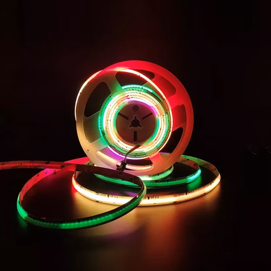 Flexível COB RGB Smart Dream Color Magic Digital 5V Tira LED Endereçável de Alta Densidade Sem Spot 480LEDs/M Sk6812 Luzes de Tira